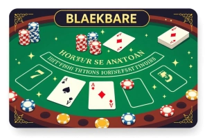 Blackjack asztal